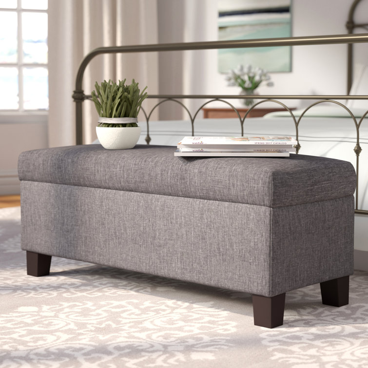 Red Barrel Studio® Irizarry Upholstered Flip Top Storage Bench